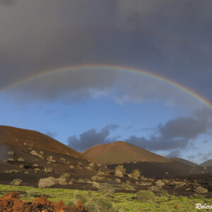 RobertoSignorelliFoto - Fotógrafo en Lanzarote Paisaje volcanicos de Lanzarote con arcoiris